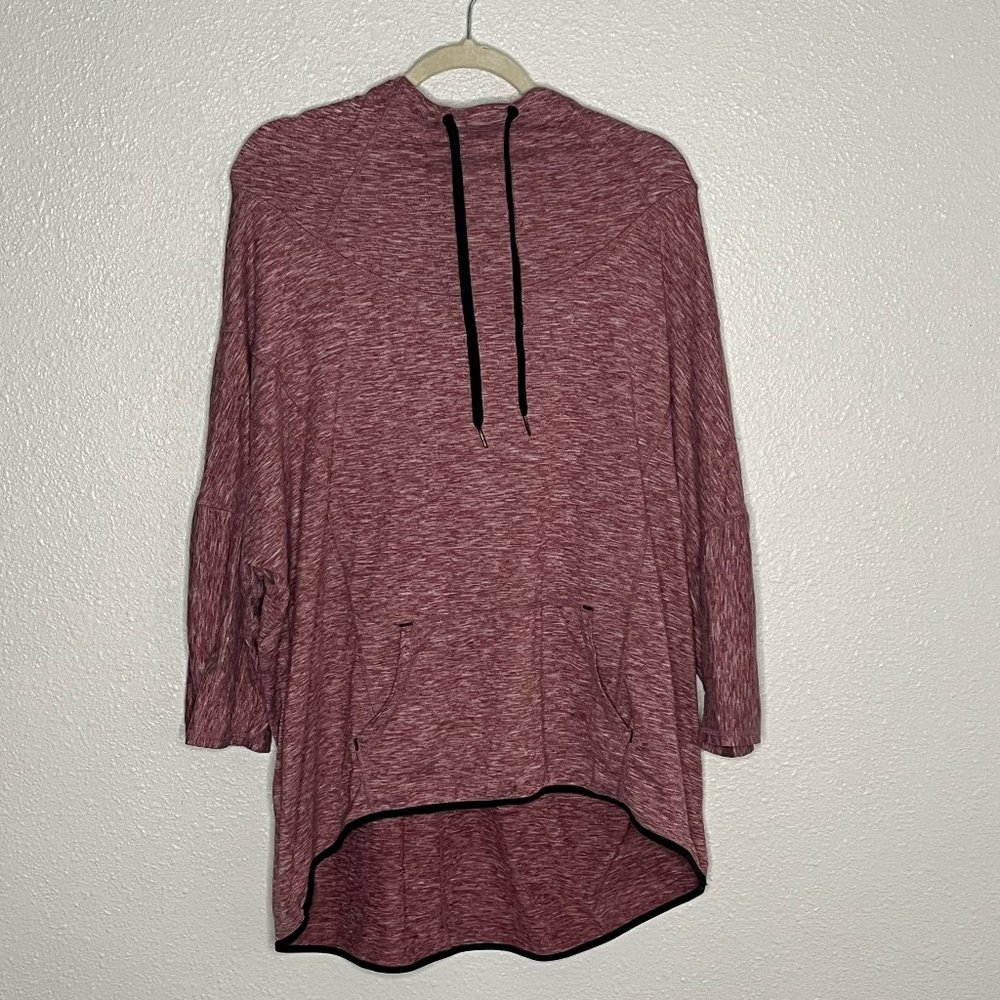 Maurices Dark Pink/Space Dye Hoodie